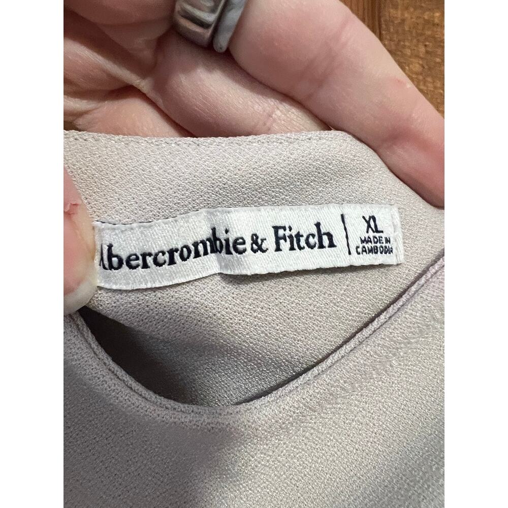 Abercrombie & Fitch Women's Cream Corset Style Bodysuit Thick Strap Size XL - Picture 8 of 10